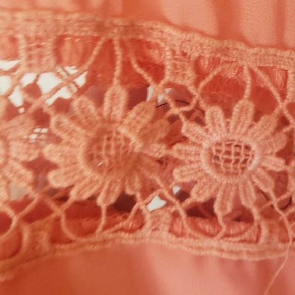 𝅺Umgee‎ Womens Coral Square Neck Embroidered Tunic/Dress size Med - Picture 7 of 12